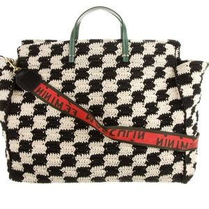 COPY - Clare V black/white checked bag